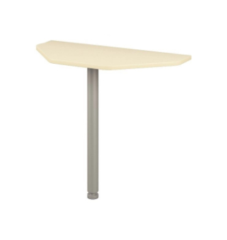 Стол приставной M-Concept Серия Прайм P1.36.09 45x90 Серый (Антрацит) фото-1