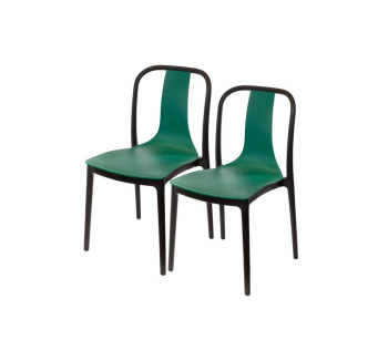 Комплект стільців АКЛАС Рістрето PL 2 шт Зелений (Зелений) фото-1