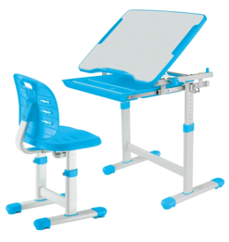 Комплект FunDesk Piccolino III парта+стілець Синій (Блакитний) фото-2