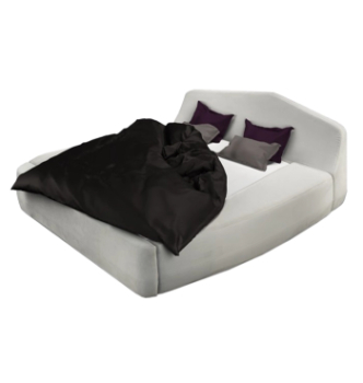 Ліжко DLS Бет 200x180 Білий (ZEUS DELUXE white) фото-1