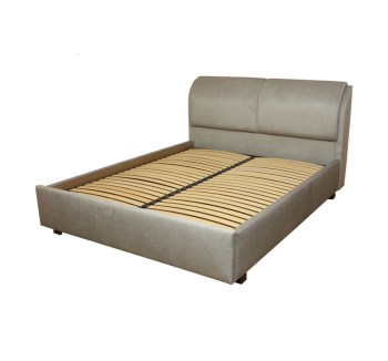 Кровать Катунь Афина БМ 200x180 Серый (Канна 92)