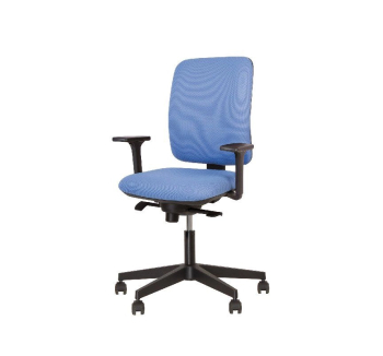 Кресло Новый Стиль Smart R Black ST PL70 Синий (CSE 15) фото-1