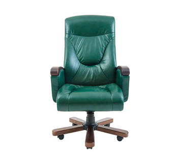 Кресло RICHMAN Босс EX MB Зеленый (Флай 2226 Орех) фото-2