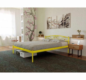 Ліжко Метакам Milana-1 200x90 Жовтий (Жовтий)