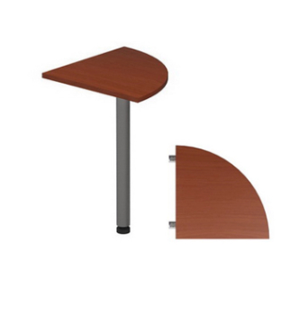 Стол приставной M-Concept Серия Атрибут A1.46.55 55x55 Красный (Яблоня Локарно) фото-2