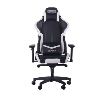 Кресло геймерское AMF VR Racer Expert Mentor Белый (PU Черный/Белый) фото-2