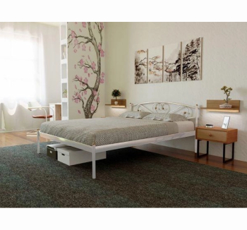 Ліжко Метакам Milana-1 200x180 Сірий (Алюміній)