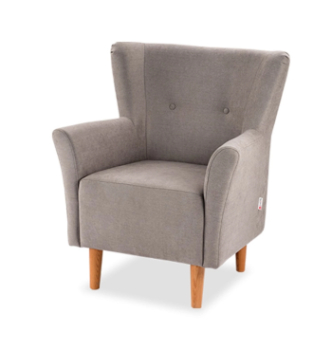 Кресло DLS Атлас-1 80x70 Серый (Magic Graphite Орех) фото-1