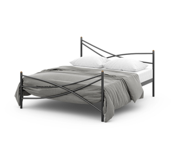 Ліжко Метакам Liana-2 Prestige 190x180 Коричневий (Шагрень мідь)