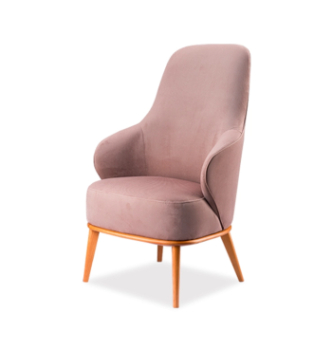 Кресло DLS Аква-1С 68x69 Розовый (Флай 2202 Бук) фото-1