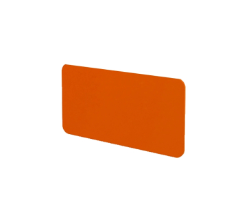 Перегородка настольная Новый Стиль Серия Мега М550 100x83.5 Оранжевый (LS-70) фото-1