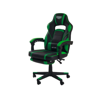 Кресло геймерское AMF VR Racer Dexter Webster Зеленый (PU Черный/Зелёный) фото-1