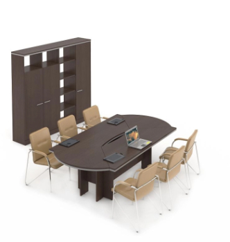 Стол конференционный M-Concept Серия Ньюмен 7 250x130 Черный (Венге Луизиана) фото-1