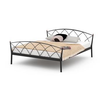 Ліжко Метакам Jasmine elegance-2 200x90 Сірий (Шагрень сіра) фото-1