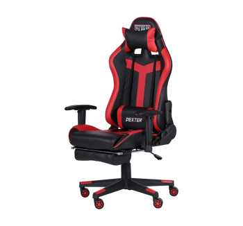 Кресло геймерское AMF VR Racer Dexter Grindor Красный (PU Черный/Красный) фото-1