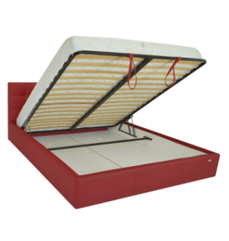 Кровать RICHMAN Честер Вип с подъемным механизмом 190(200)x140 Красный (Флай 2210 Хром) фото-2