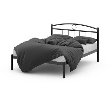 Кровать Метакам Inga 190x120 Черный (Черный матовый) фото-1