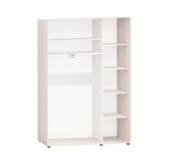 Шкаф гардероб Комфорт Мебель Стандарт (без фасада) 110x45x240 Белый (Белый) фото-1