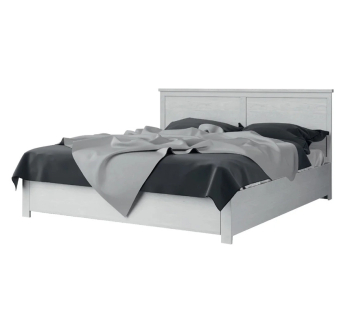 Ліжко Світ меблів двоспальне Ешлі 200x160 Білий (Сосна водевіль Дерев'яний) фото-1