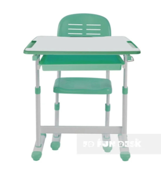 Комплект FunDesk Piccolino парта+стілець Зелений (Зелений) фото-2