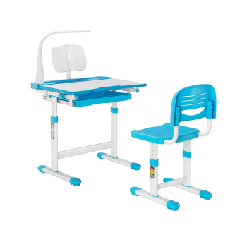 Комплект FunDesk Bellissima парта+стілець Синій (Блакитний) фото-1