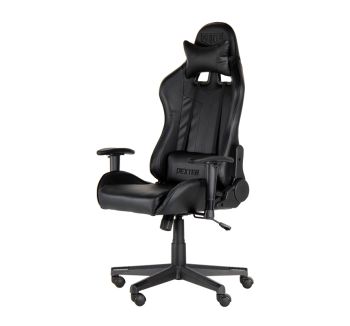 Кресло геймерское AMF VR Racer Dexter Shutter Черный (PU Черный) фото-1