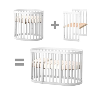 Колиска для немовлят Верес Рим ЛД14 опція Комплект розширення 140.1.1.38 Білий (Білий) фото-1