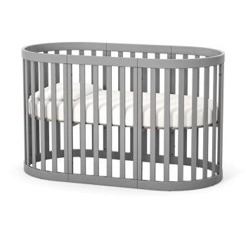 Кровать для новорожденных Верес Рим ЛД14 14.1.1.38 + 140.1.1.38 140x70 Серый (Графит) фото-1