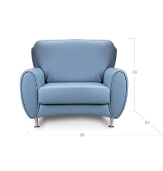 Кресло DLS Омега-1 96x95 Серый (FORTUNA 7046) фото-2