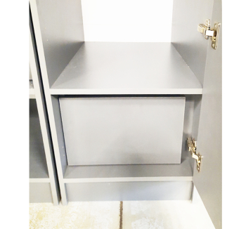 Шкаф гардероб MatroLuxe Urban с ящиком 120x54x220 Белый (Белое дерево) фото-2