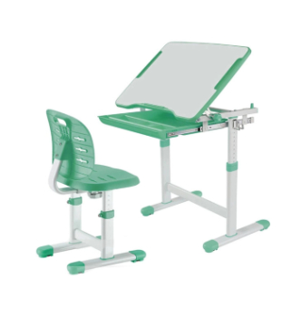 Комплект FunDesk Piccolino III парта+стілець Зелений (Зелений) фото-2