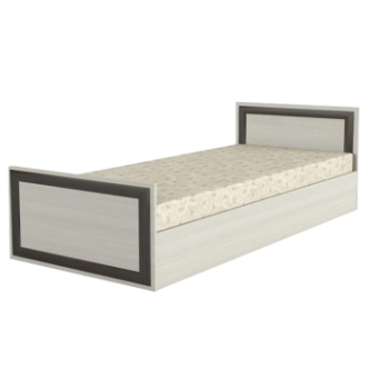 Кровать Тиса Мебель КР-102 190x80 Серый (Серый) фото-1