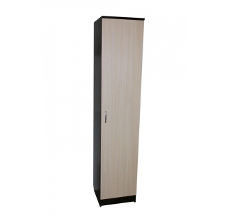Шкаф гардероб NIKA Мебель ОН-21/2 стандарт 50x38x190 Белый (Аляска белая РЕ) фото-1