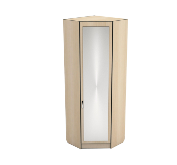 Шкаф гардероб Тиса Мебель ШОУ-1 70x70x205 Серый (Серый) фото-1