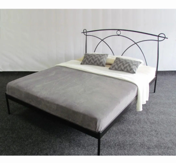 Ліжко Метакам Florence-1 190x140 Сірий (Шагрень сіра) фото-2