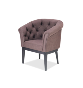 Кресло DLS Коралл-1 74x60 (Флай 2200 Черный) фото-2