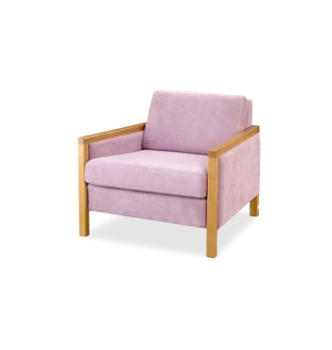 Кресло DLS Магнум-Wood-1 74x86 Коричневый (Флай 2212 Бук) фото-1