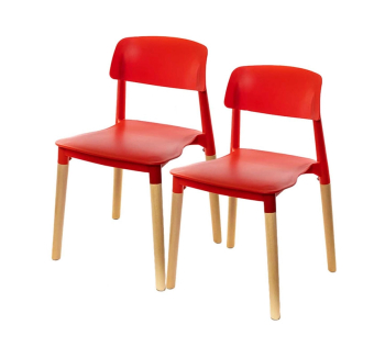 Комплект стульев АКЛАС Фредо EX 2 шт Белый (Белый) фото-1