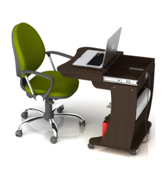 Стол для ноутбука Comfy-Home Kombi 65x45 Коричневый (Венге) фото-2