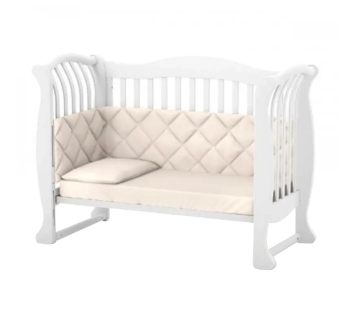 Ліжко для немовлят Верес ЛД19 19.3.1.1 120x60 Білий (Білий) фото-2