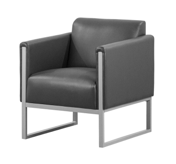 Кресло RICHMAN Амиго 67x70 Серый (Рокки 95 Черный) фото-1