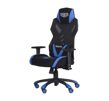 Кресло геймерское AMF VR Racer Radical Krios Черный (Черный/Синий) фото-1