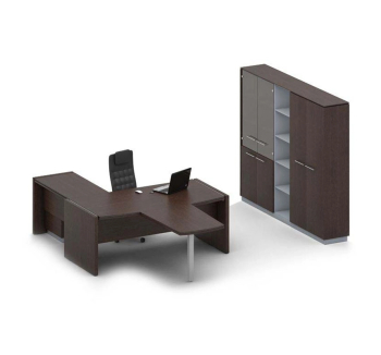 Стол приставной M-Concept Серия Рэй R1.06.11 105x75 Коричневый (Дуб кастелло Серый) фото-2