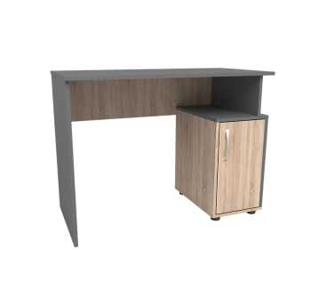 Стол NIKA Мебель Минивайт 4/1000 стандартный 100x50 Серый (Индастриал)