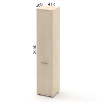 Шкаф M-Concept Серия Техно-Плюс T4.41.20 41x40x205 Бежевый (Берёза полярная) фото-2