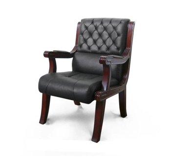 Кресло конференционное Диал Сорренто Черный (Черный Палисандр) фото-1