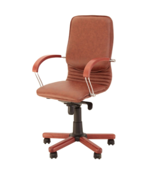 Кресло Новый Стиль Nova wood LB MPD EX1 Оранжевый (ECO 72)