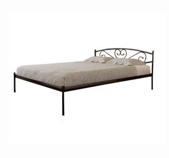 Кровать Метакам Milana-1 190x160 Черный (Черный матовый) фото-1