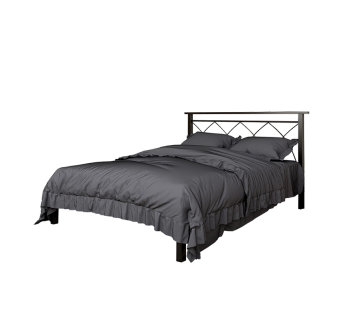 Кровать Метакам Diana 190x120 Черный (Черный матовый) фото-1