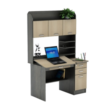 Стол для ноутбука Тиса Мебель АКМ СУ-11 120x68 Серый (Графит) фото-2